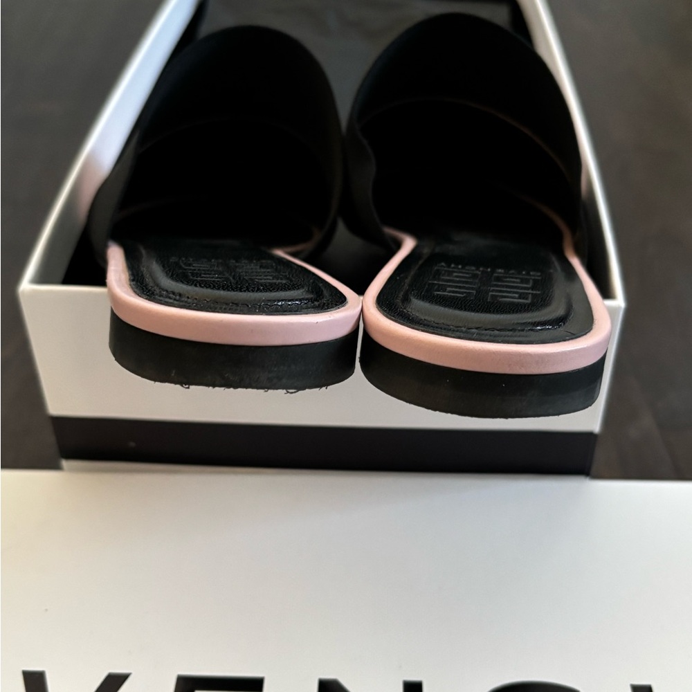 Givenchy Blush Pink and Black Mules - Picture 6 of 8